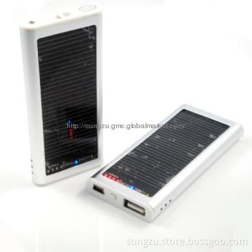 Solar Cell Phone Battery Charger With Keychain